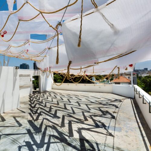 The fifth space installation at liebling haus / szcz jakub szczęsny + hadas tuval