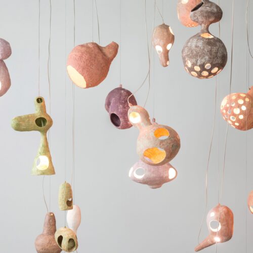 You See A Sheep / Yuko Nishikawa 7 You see a sheep: yuko nishikawa's sculptural lamps combine clay and paper