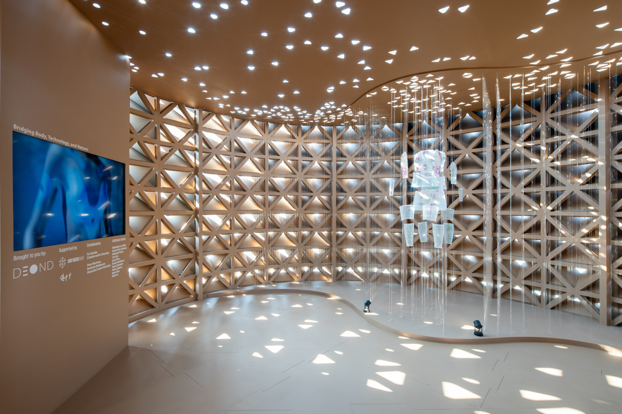 Enfold Pavilion By Deond Debuts At Dubai Design Week: Integrating Body, Technology, And Sustainable Design 13 Enfold pavilion by deond debuts at dubai design week