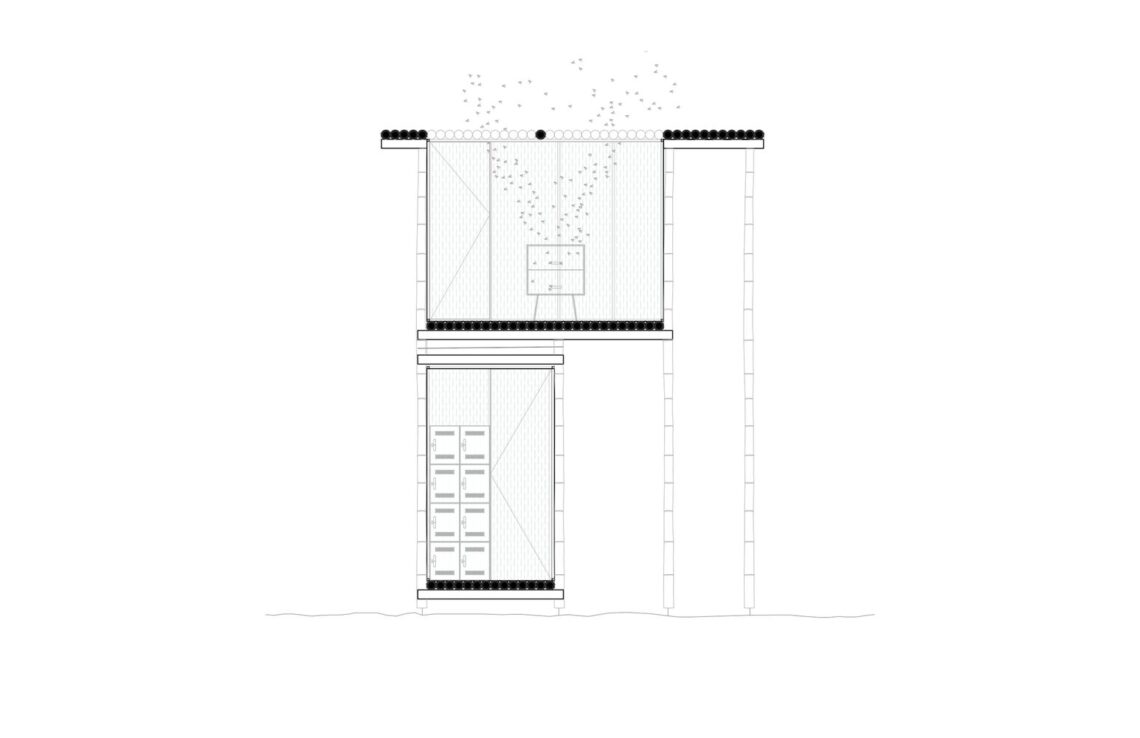 Urban apiary / palafito arquitectura