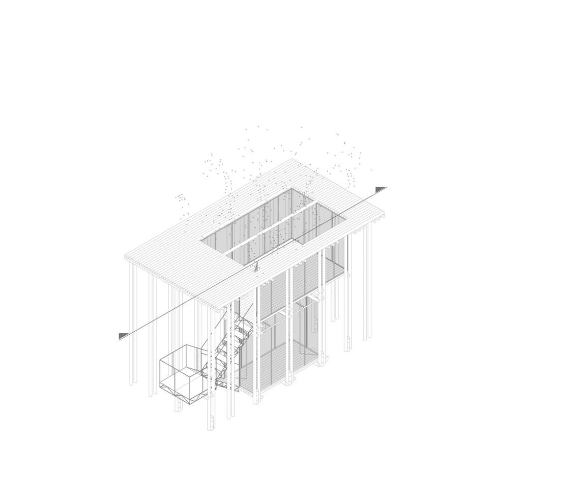 Urban apiary / palafito arquitectura