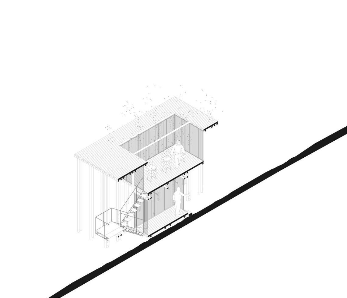 Urban apiary / palafito arquitectura