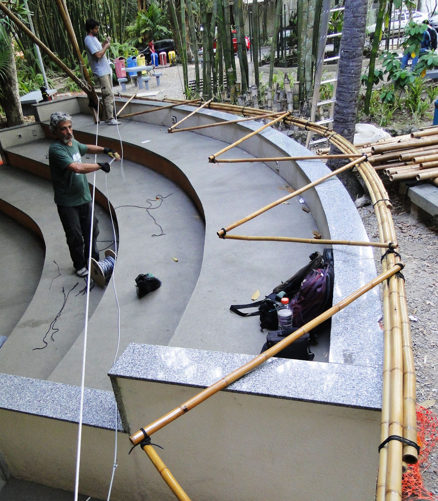 Bamboo Amphitheater Space Structure / Bambutec Design 8 Bamboo amphitheater space structure / bambutec design