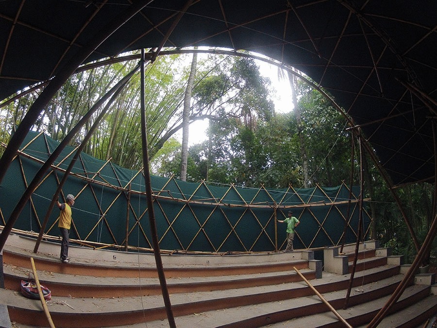Bamboo Amphitheater Space Structure / Bambutec Design 17 Bamboo amphitheater space structure / bambutec design