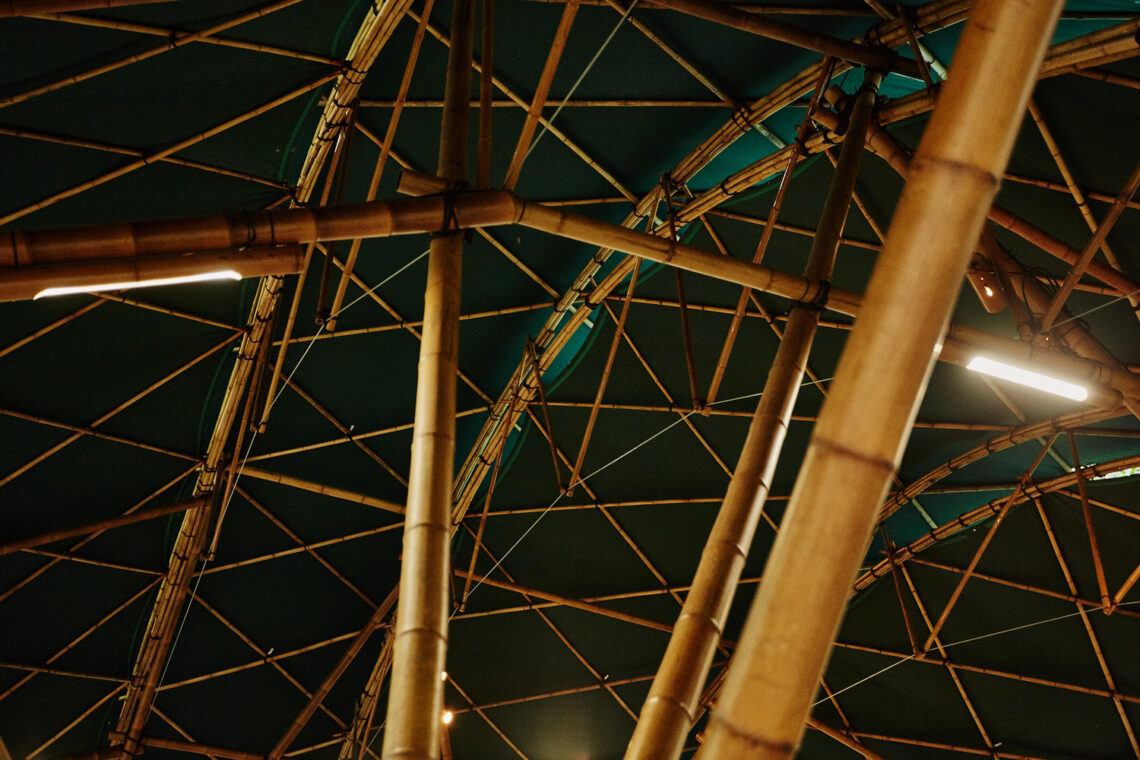 Bamboo Amphitheater Space Structure / Bambutec Design 21 Bamboo amphitheater space structure / bambutec design