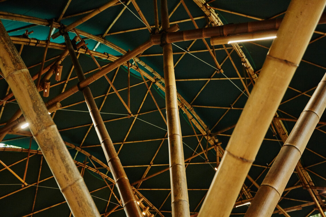 Bamboo Amphitheater Space Structure / Bambutec Design 5 Bamboo amphitheater space structure / bambutec design