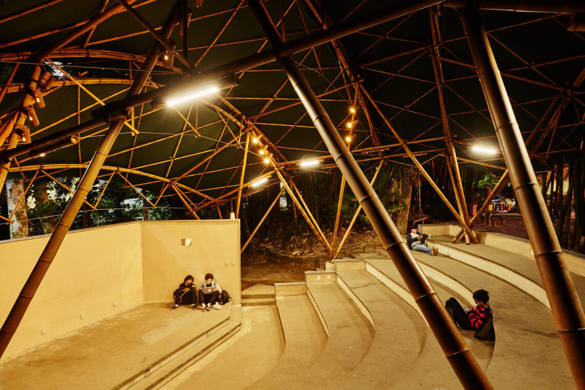 Bamboo Amphitheater Space Structure / Bambutec Design 28 Bamboo amphitheater space structure / bambutec design