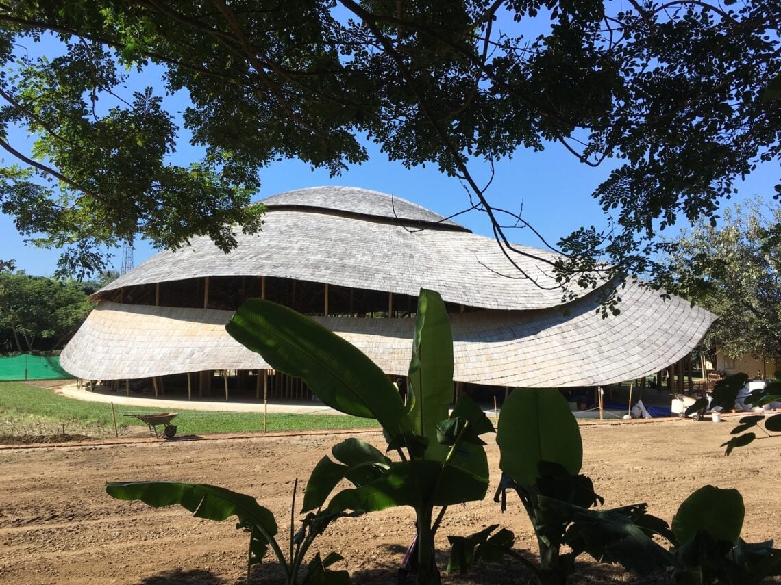 Bamboo Sports Hall For Panyaden International School / Chiangmai Life Architects 10 Bamboo sports hall for panyaden international school / chiangmai life construction