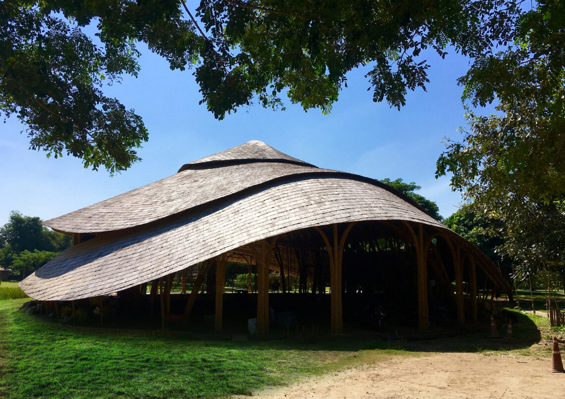 Bamboo Sports Hall For Panyaden International School / Chiangmai Life Architects 11 Bamboo sports hall for panyaden international school / chiangmai life construction