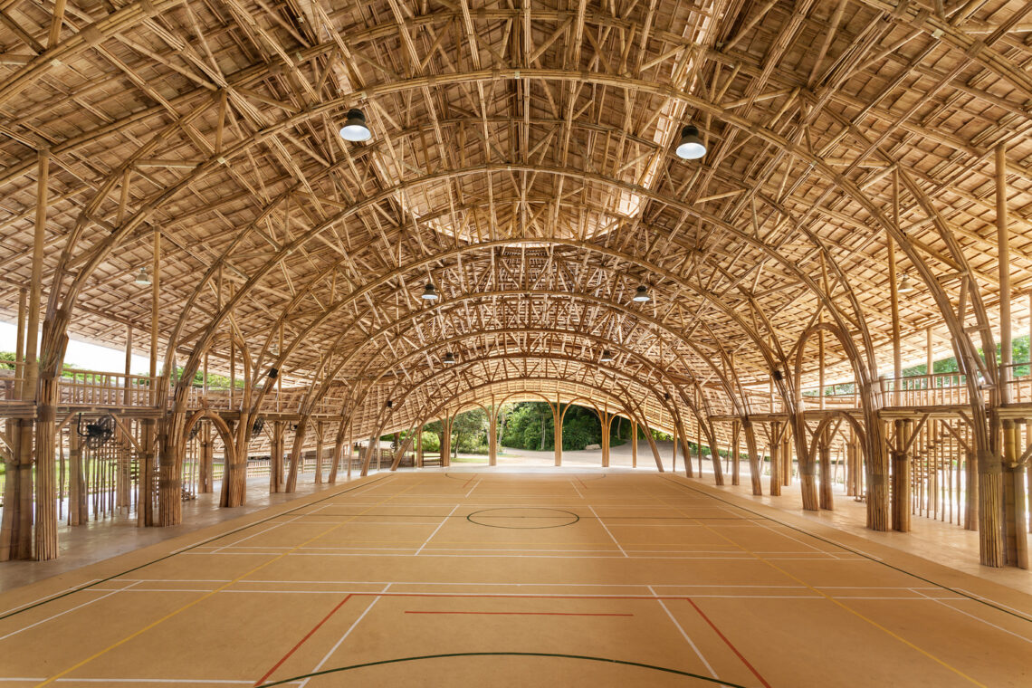 Bamboo Sports Hall For Panyaden International School / Chiangmai Life Architects 13 Bamboo sports hall for panyaden international school / chiangmai life construction