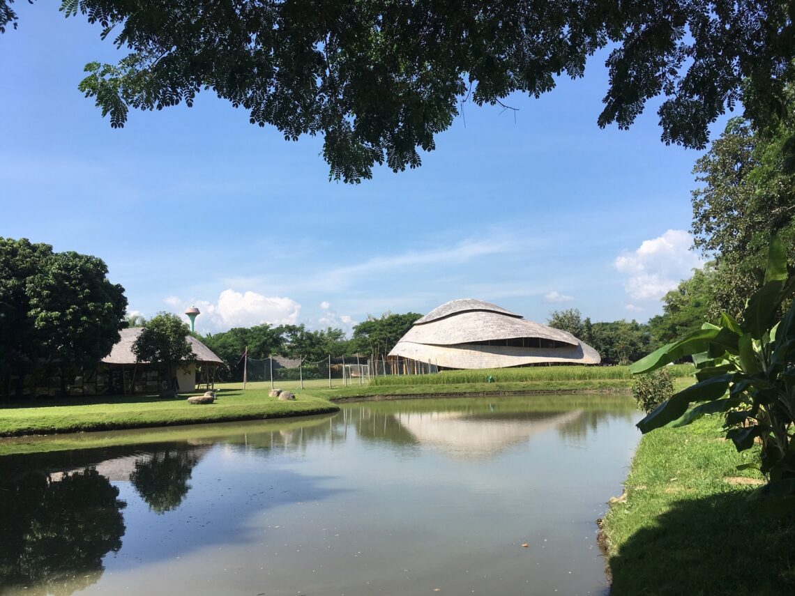 Bamboo Sports Hall For Panyaden International School / Chiangmai Life Architects 9 Bamboo sports hall for panyaden international school / chiangmai life construction