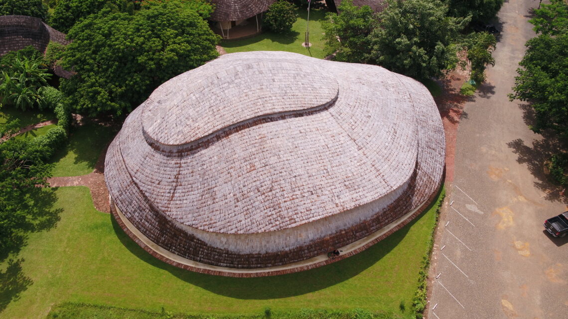 Bamboo Sports Hall For Panyaden International School / Chiangmai Life Architects 8 Bamboo sports hall for panyaden international school / chiangmai life construction