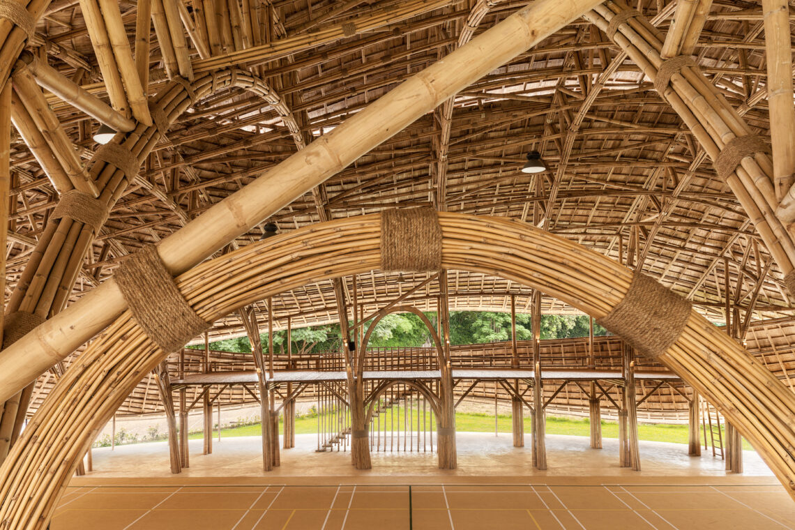 Bamboo Sports Hall For Panyaden International School / Chiangmai Life Architects 14 Bamboo sports hall for panyaden international school / chiangmai life construction