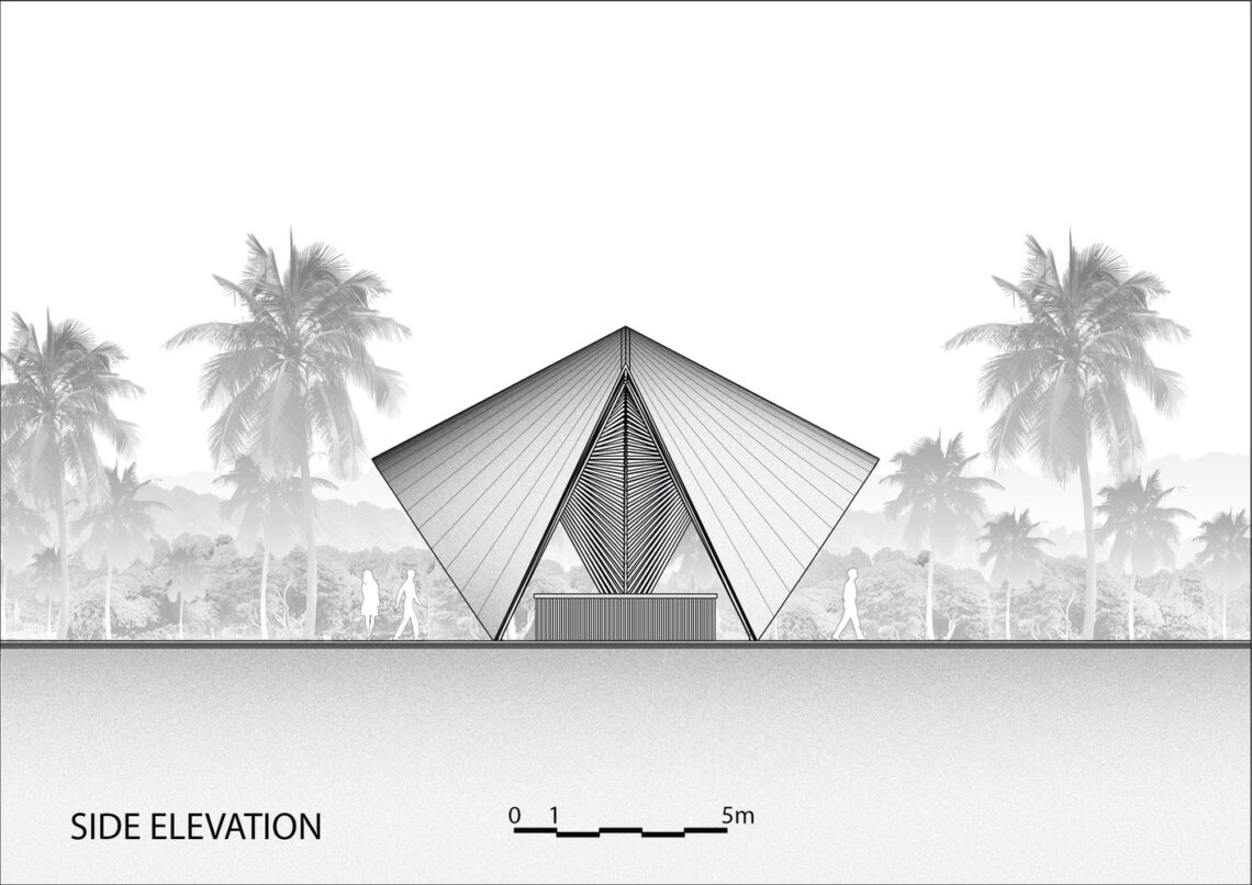 Flamingo bamboo pavilion / bambubuild