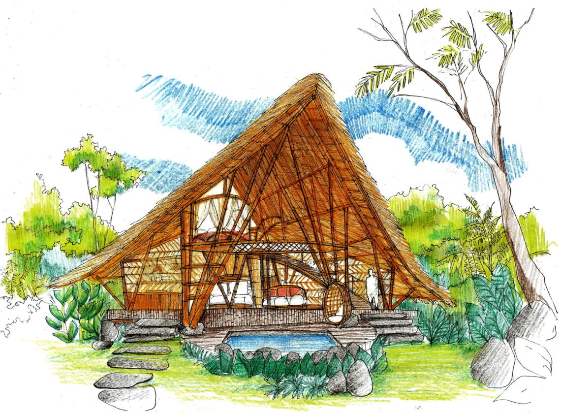 Hideout Horizon Bamboo House / Studio Wna 32 Hideout horizon bamboo house / studio wna