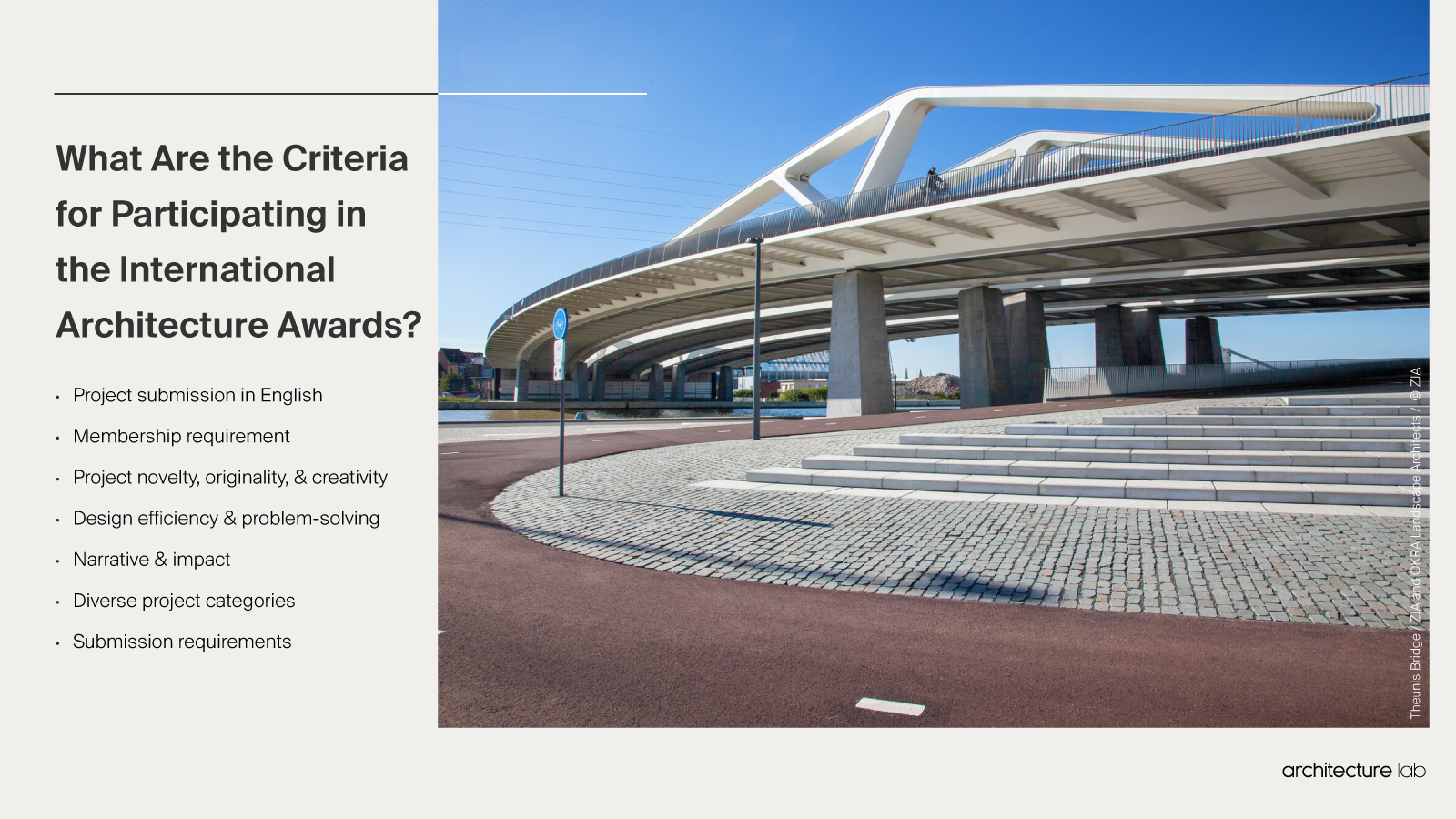 International Architecture Awards - Prize, Importance, Winners, What are the criteria for participating in the international architecture awards?