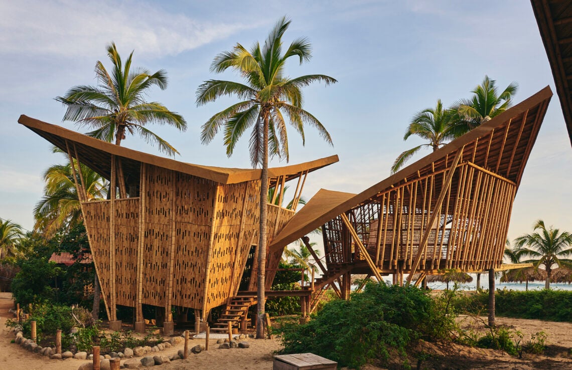 Bamboo Treehouses At Playa Viva / Atelier Nomadic 1 Bamboo treehouses at playa viva / atelier nomadic