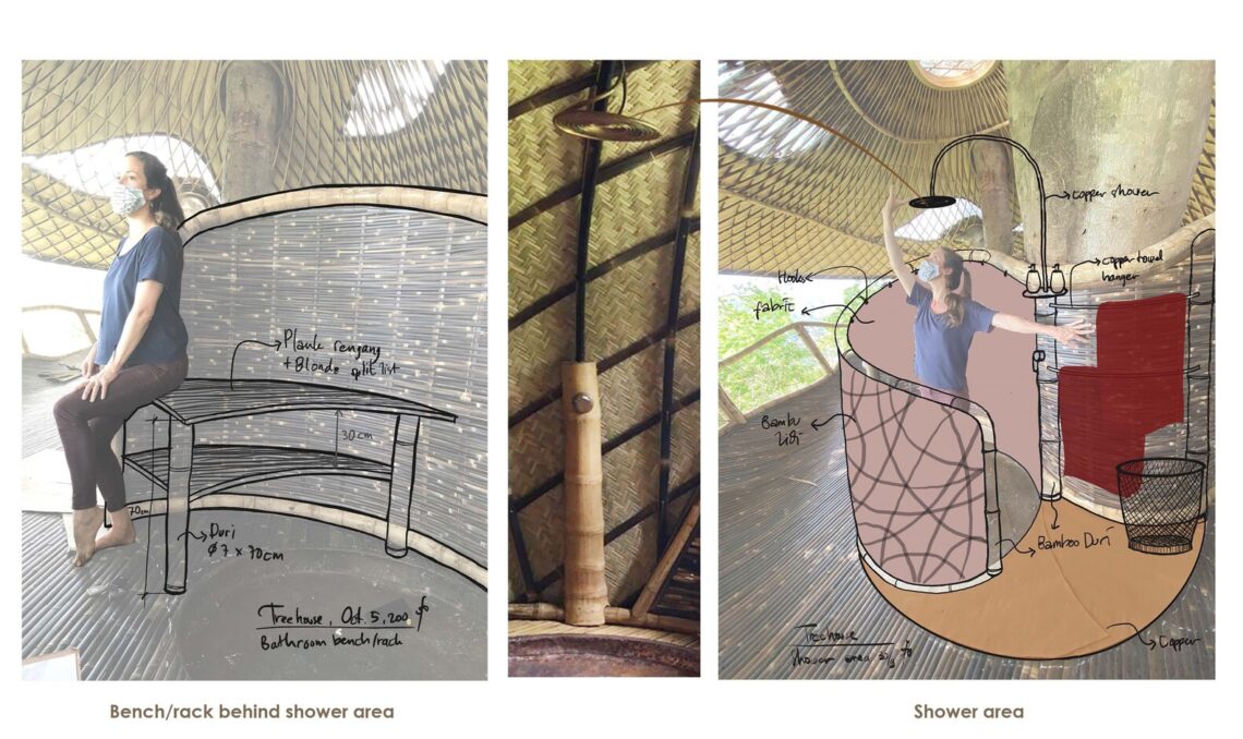 Tree house at bambu indah / ibuku