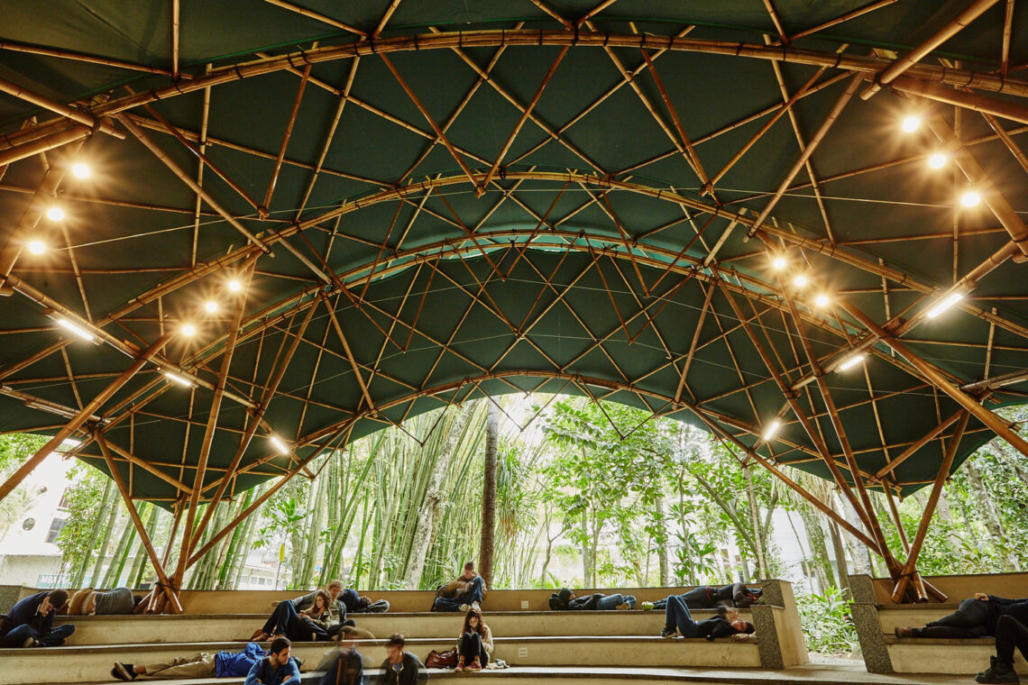 Bamboo Amphitheater Space Structure / Bambutec Design 24 Bamboo amphitheater space structure / bambutec design