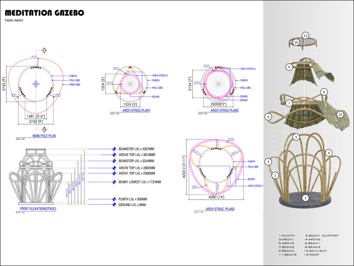 Meditation Gazebo / Studioaro 4 Meditation gazebo / studioaro