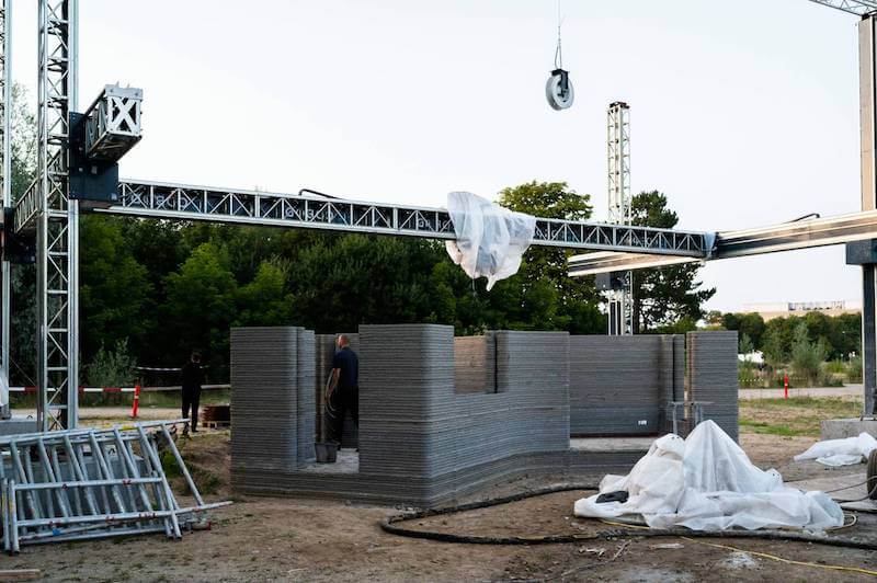 19 3D-Printed Houses Shaping The Future Of Sustainable Living 157 04. House 1. 0, designed by sebastian aristotelis and built by 3dcp group support from cobod