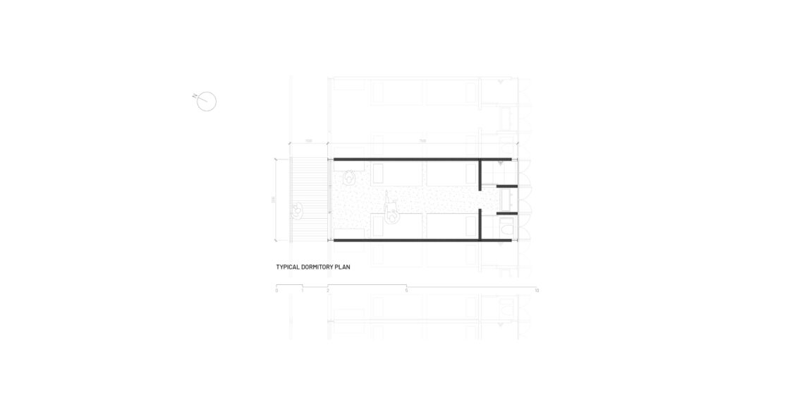 Hippofarm bioclimatic dormitories / t3 architects