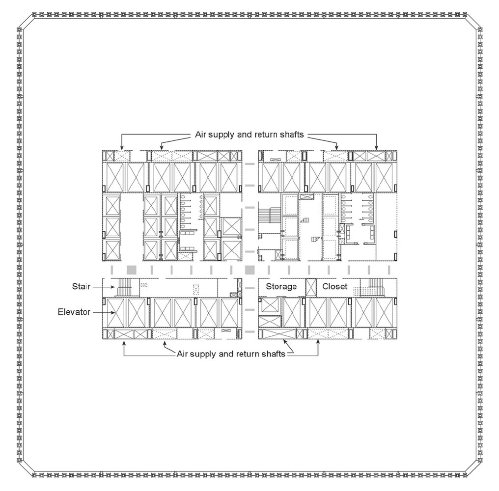 Typical_Floor_Plan World trade center / minoru yamasaki associates + emery roth & sons | classics on architecture lab