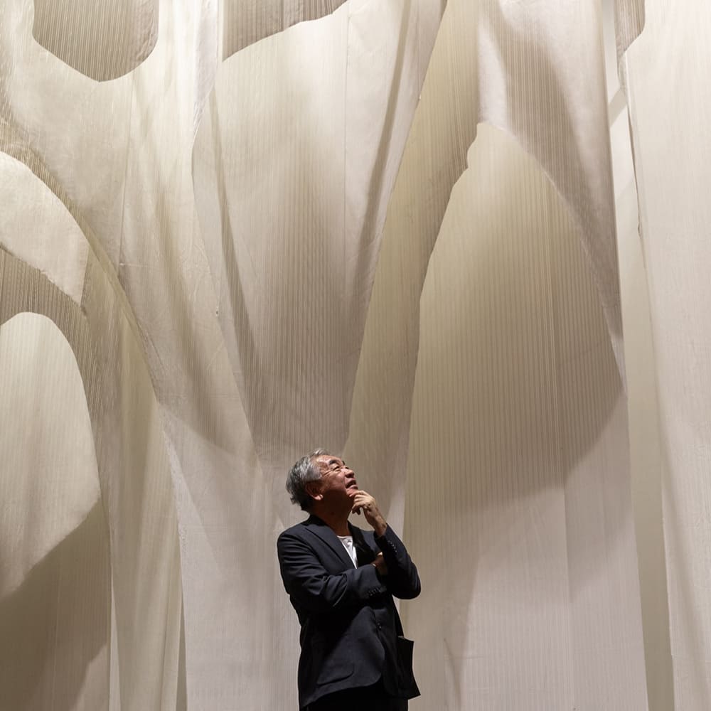 Alcantara_Kengo_Kuma_Shiwa_Shiwa Shiwa shiwa by kengo kuma: a sensory journey for simon boccanegra with alcantara