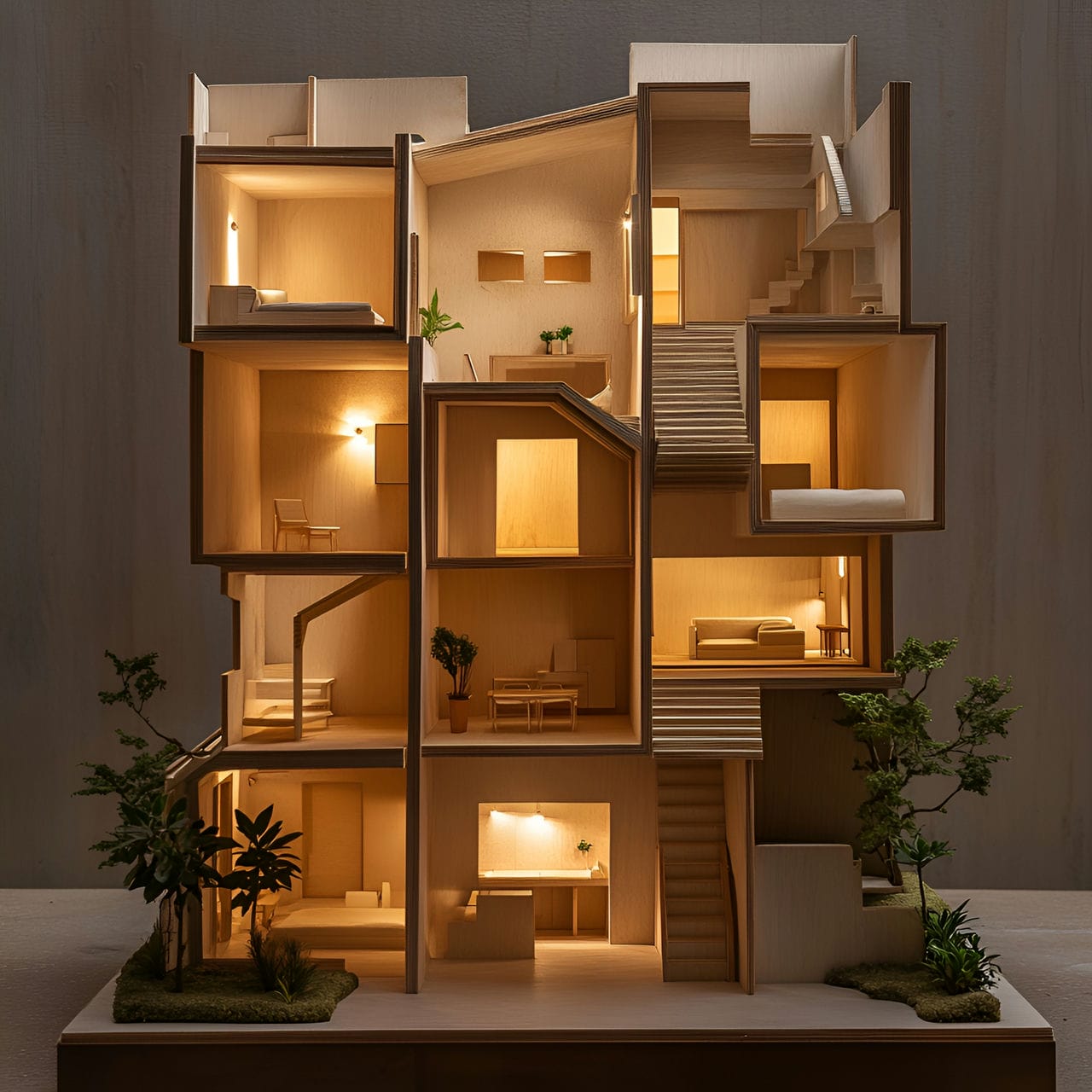Balsa Wood Material Interior Model Interior model: visualization, uses, challenges, prices and software