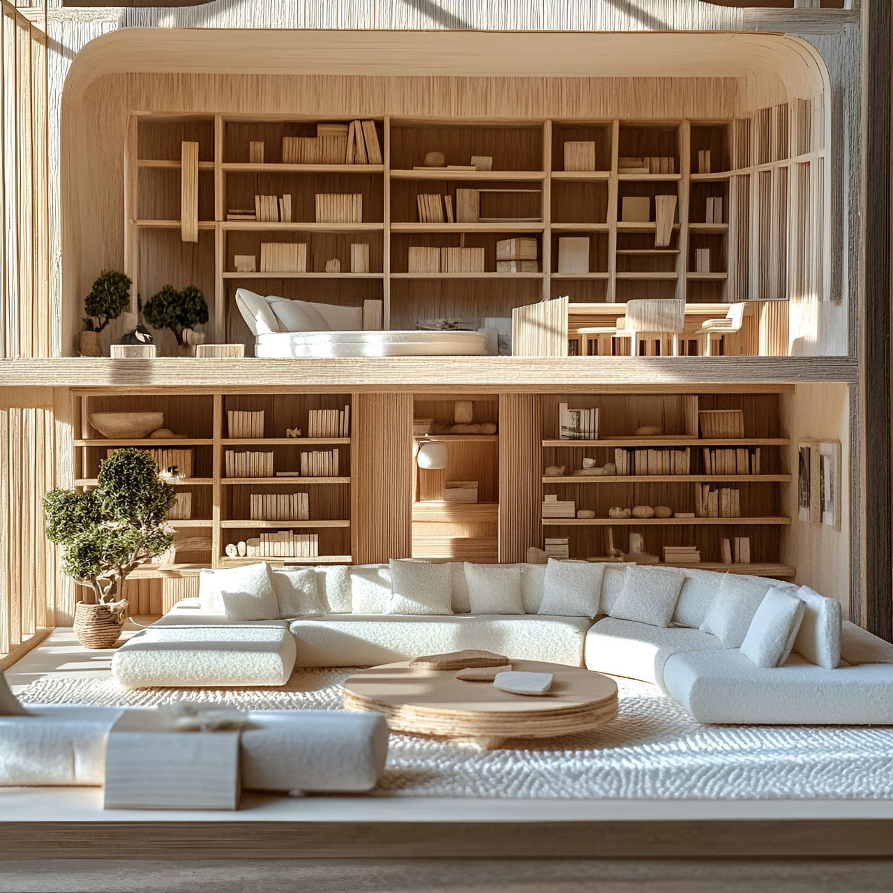 Balsa Wood Material Interior Model Interior model: visualization, uses, challenges, prices and software