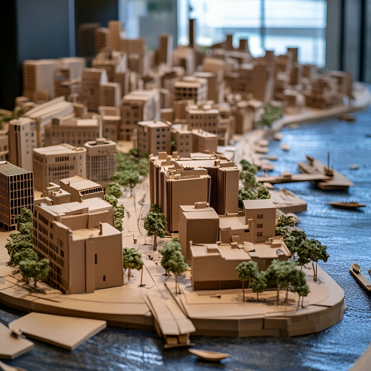 Cardboard Material Urban Model Urban model: visualization, uses, challenges, prices and software