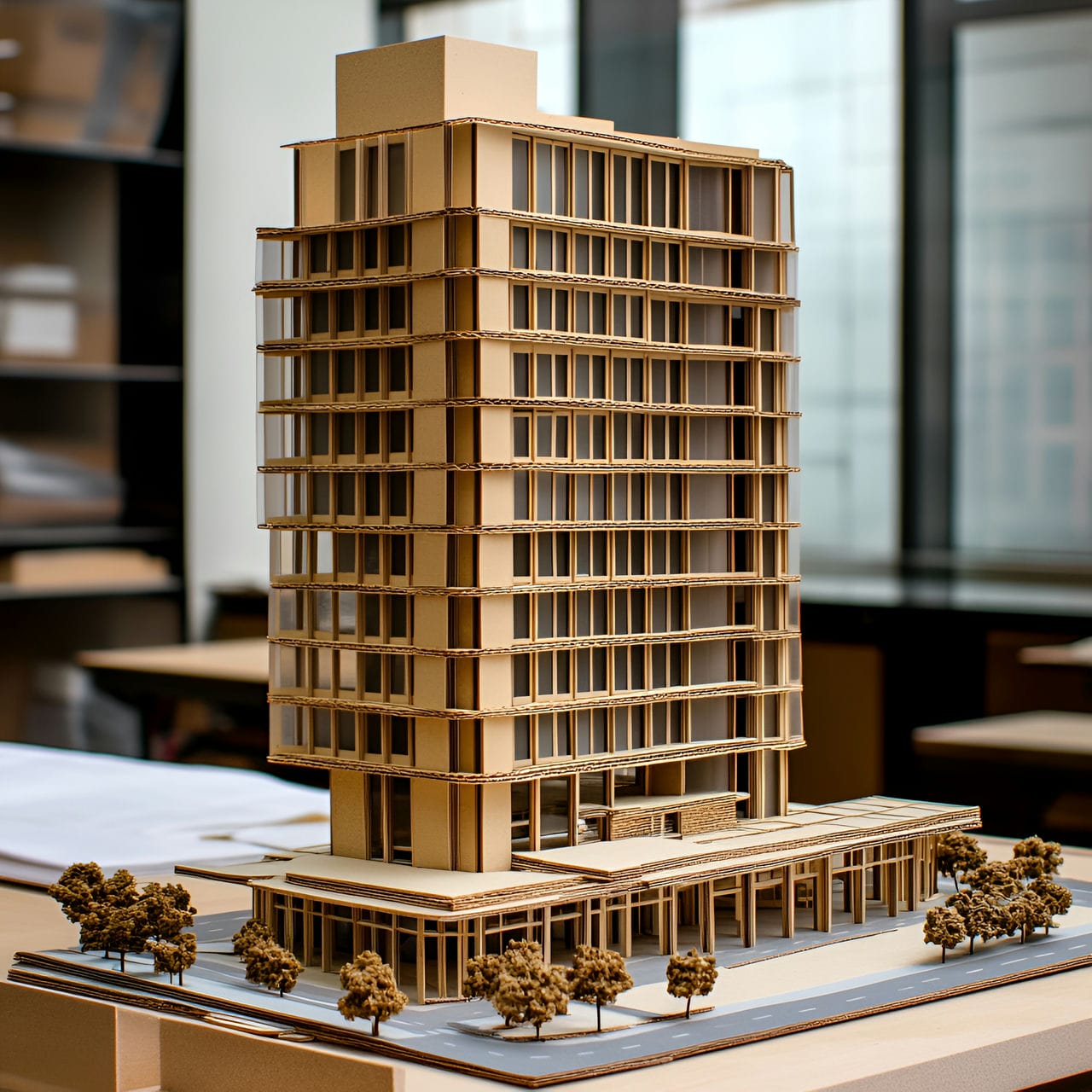 Cardboard Material Working Model Working model: visualization, uses, challenges, prices, and software