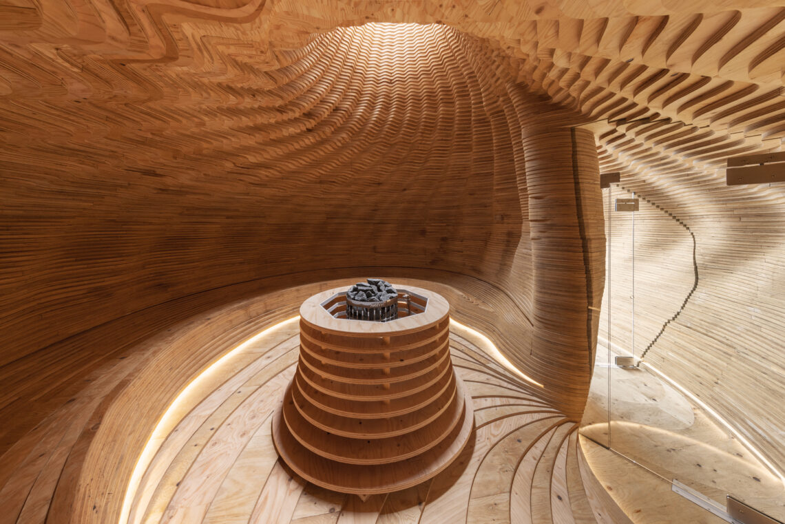 Sauna sazae / kengo kuma & associates