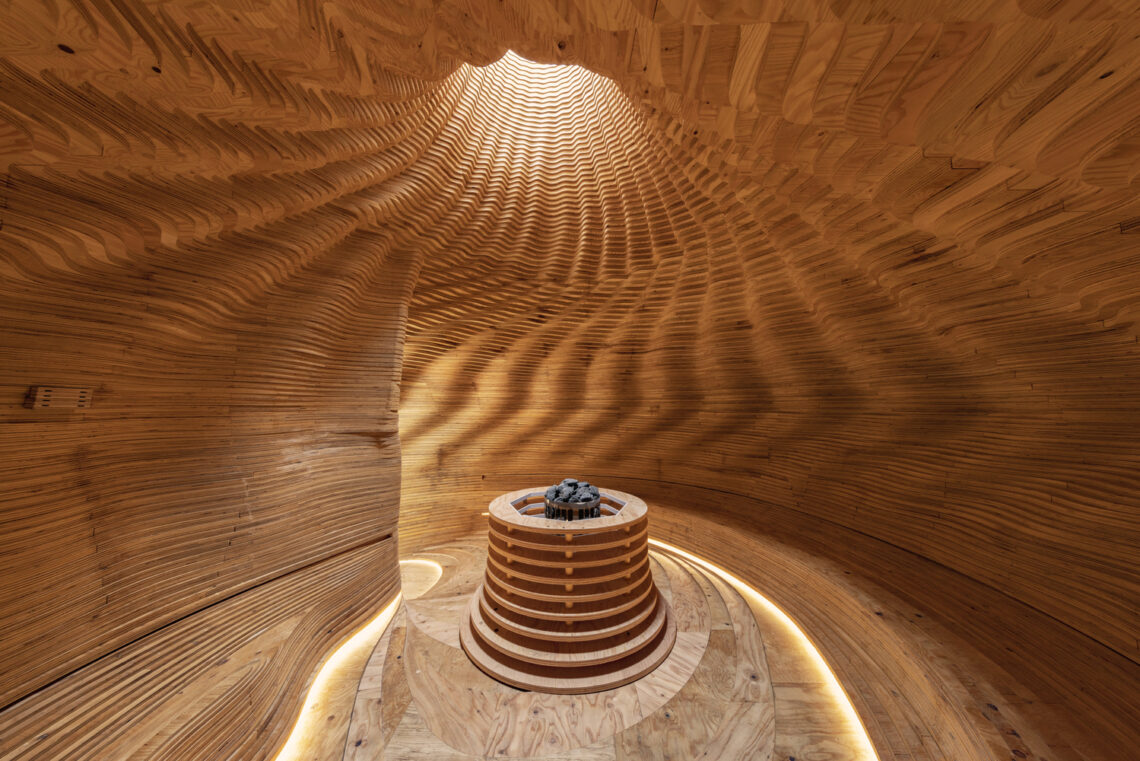Sauna sazae / kengo kuma & associates
