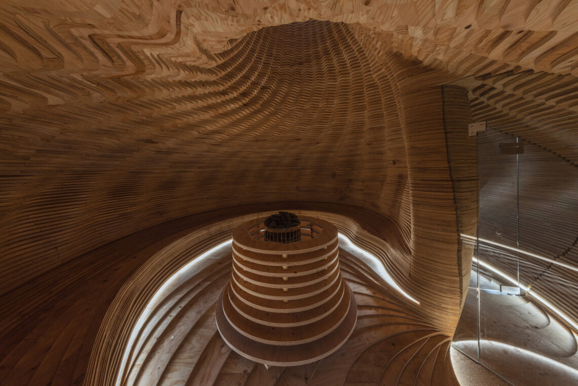Sauna sazae / kengo kuma & associates
