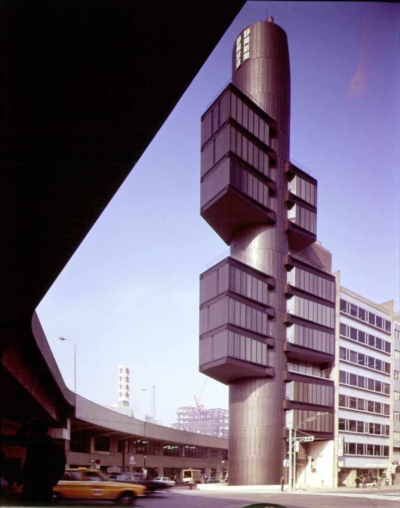 Shizuoka press and broadcasting center / kenzo tange | classics on architecture lab