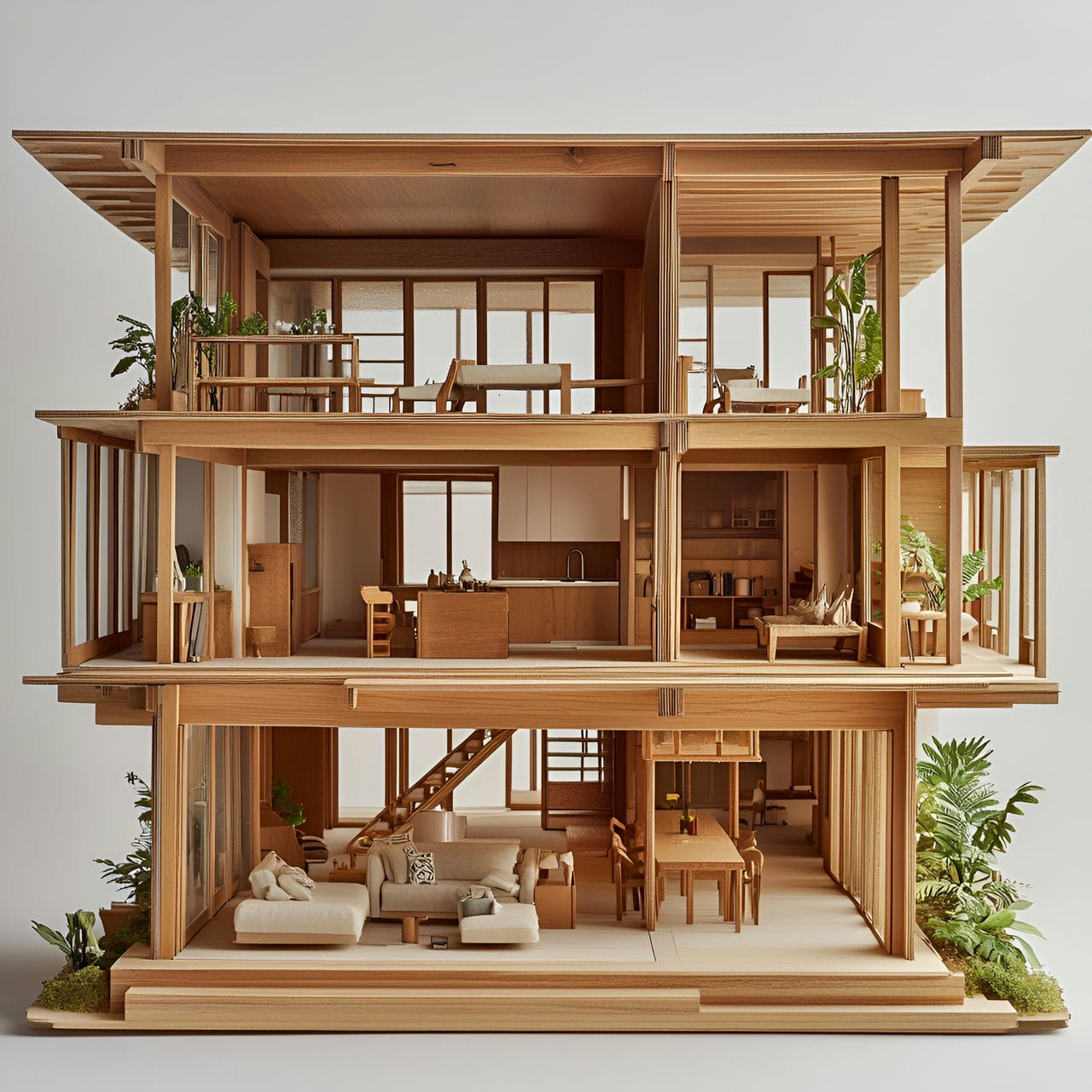 Wood Material Section Model Section model: visualization, uses, challenges, prices and software