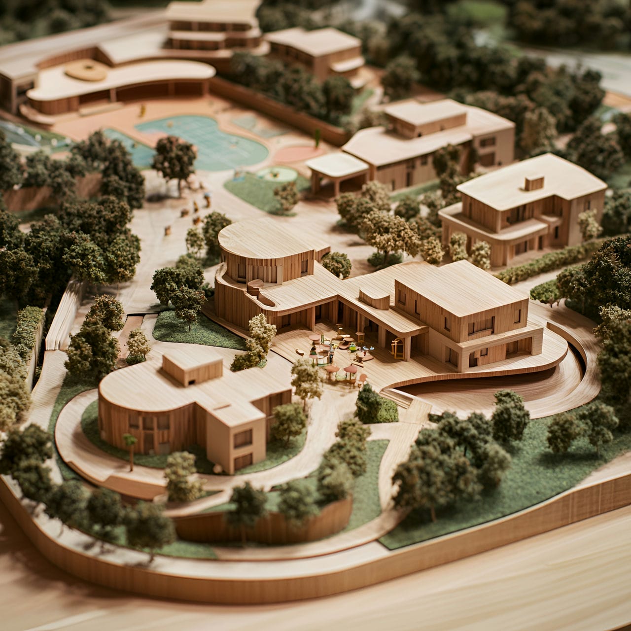 Wood Material Urban Model Urban model: visualization, uses, challenges, prices and software