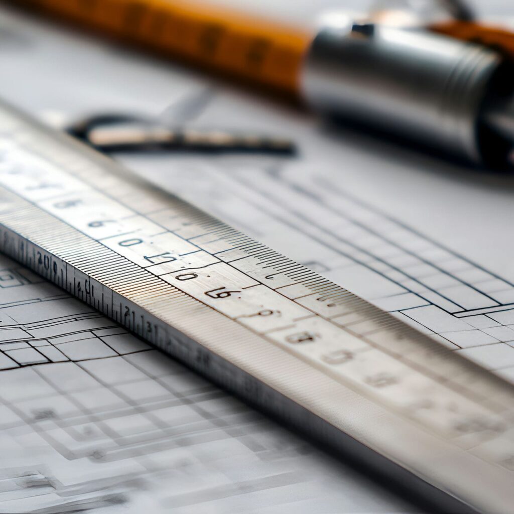10. Architectural scale ruler