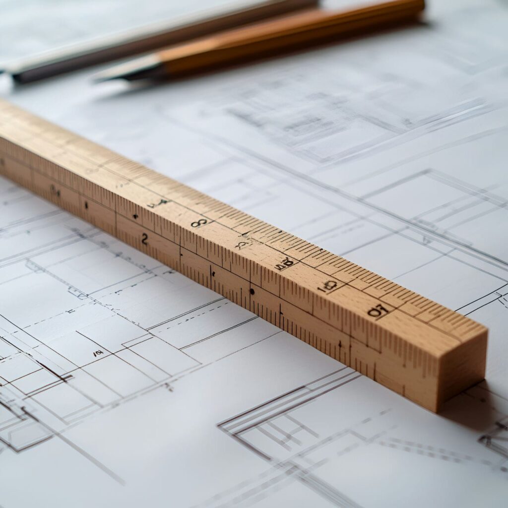 10. Architectural scale ruler