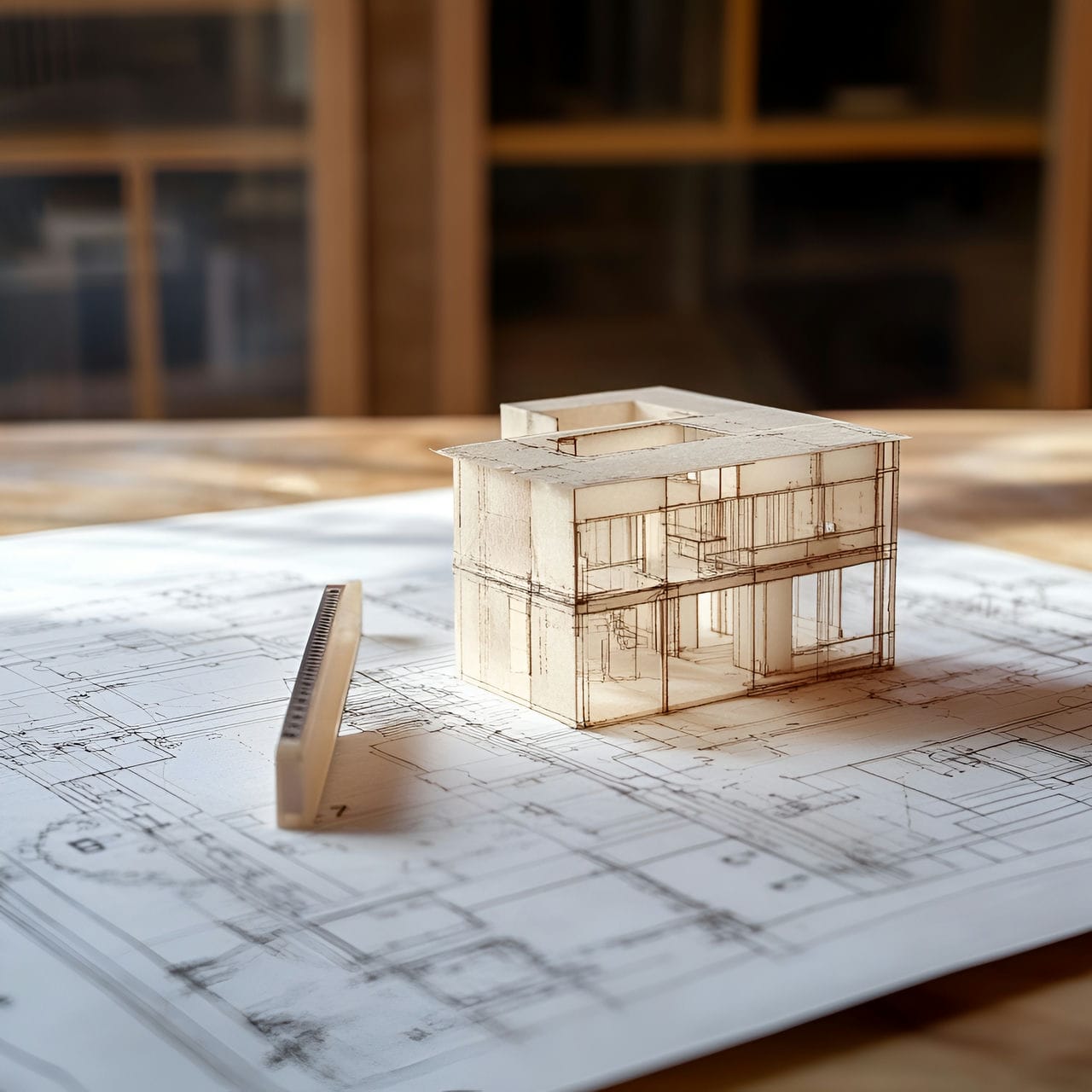 10. Architectural scale ruler