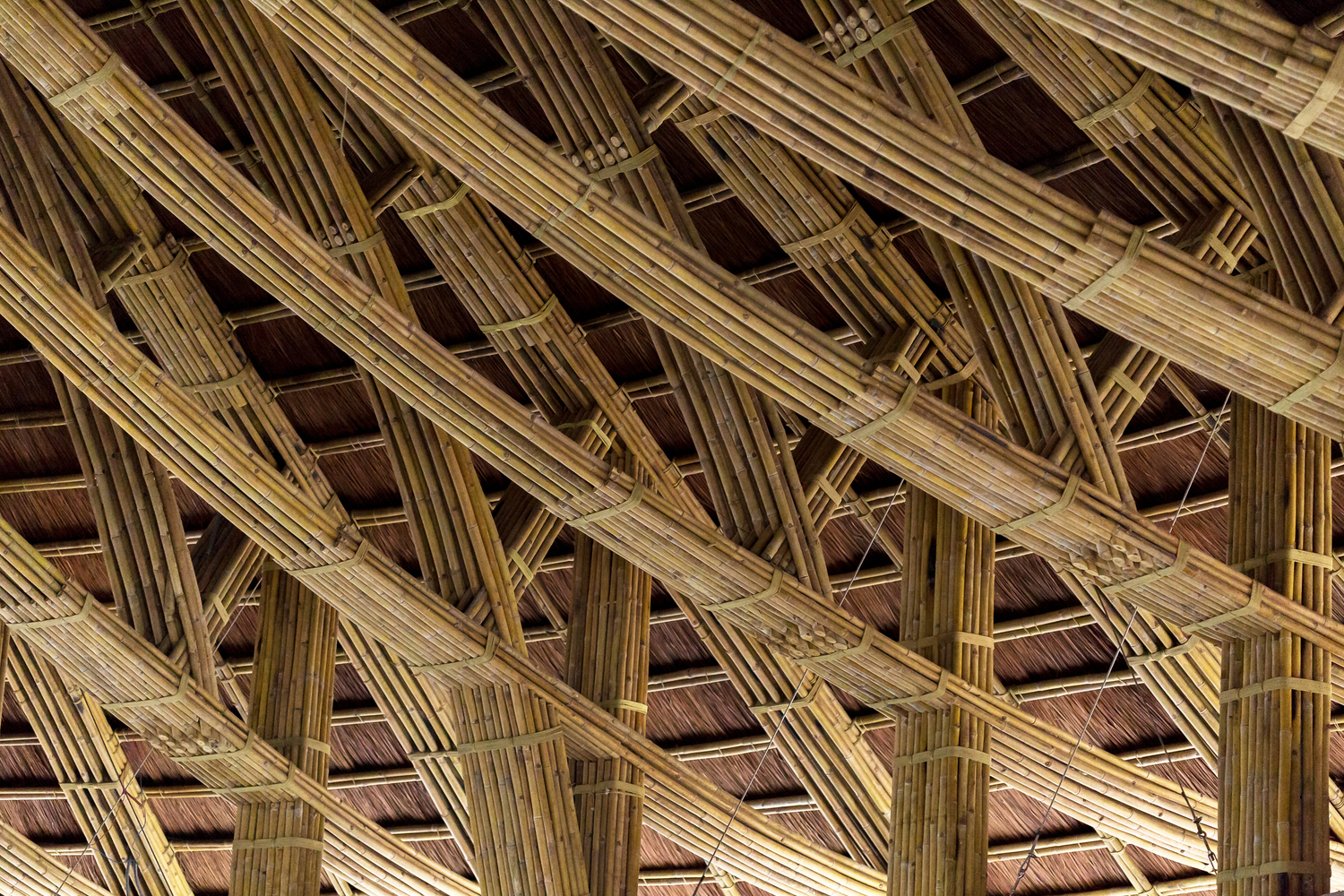 Bamboo_Conical_Dome_(6) Kim boi bamboo restaurant / tran ba tiep