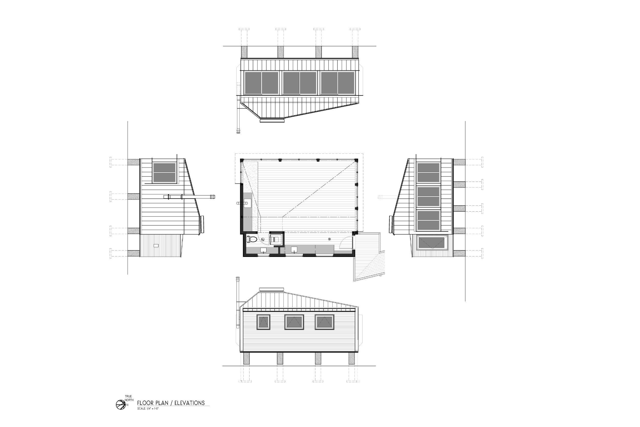 Green Cabin / Daymark Design 6 Green cabin / daymark design