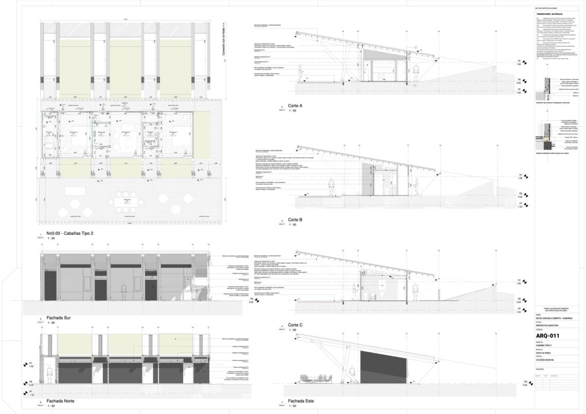 Yvyrupa Cabins For A Hotel In Cerrito / Sd+A 24 Yvyrupa cabins for a hotel in cerrito / sd+a