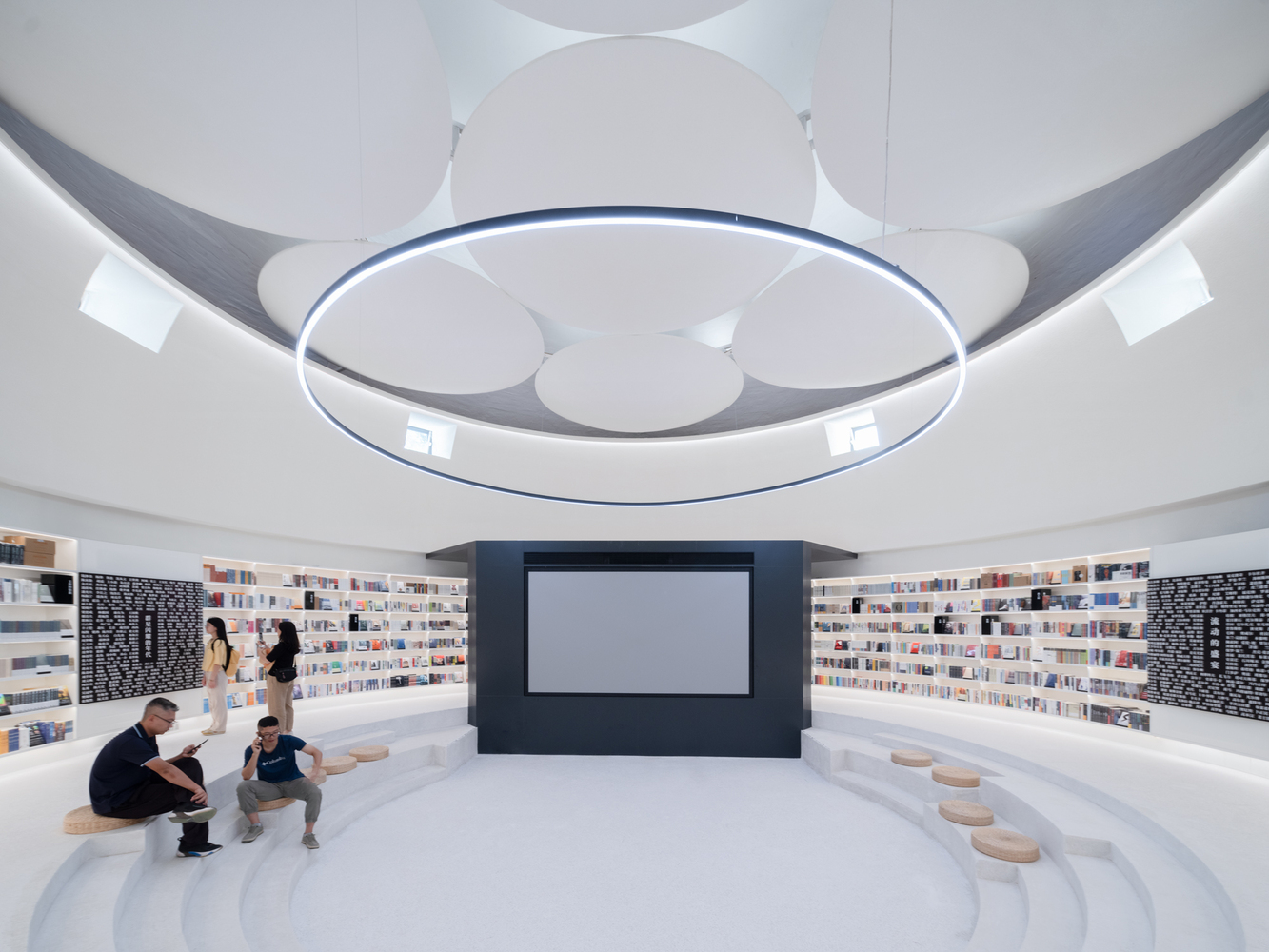 Grand Granary Bookstore Of Librairie Avant-Garde / Seu-Arch Art + Zen Architects 5 Grand granary bookstore of librairie avant-garde / seu-arch art + zen architects