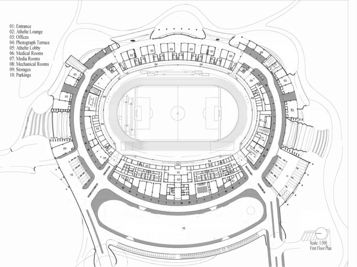Quzhou sports park / mad architects