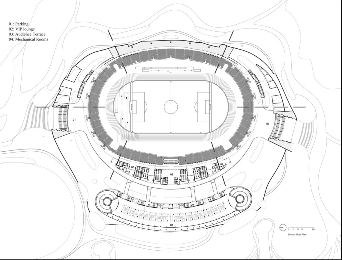 Quzhou sports park / mad architects