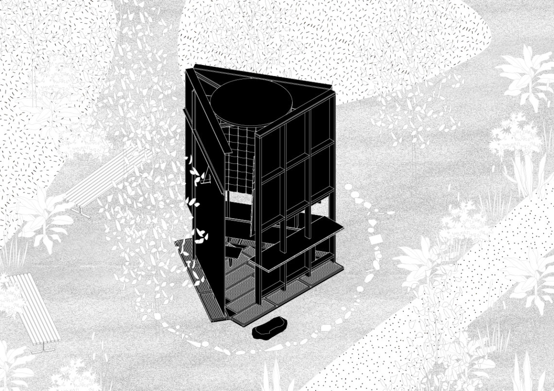 Drop-stop pavilion / aptdotapt