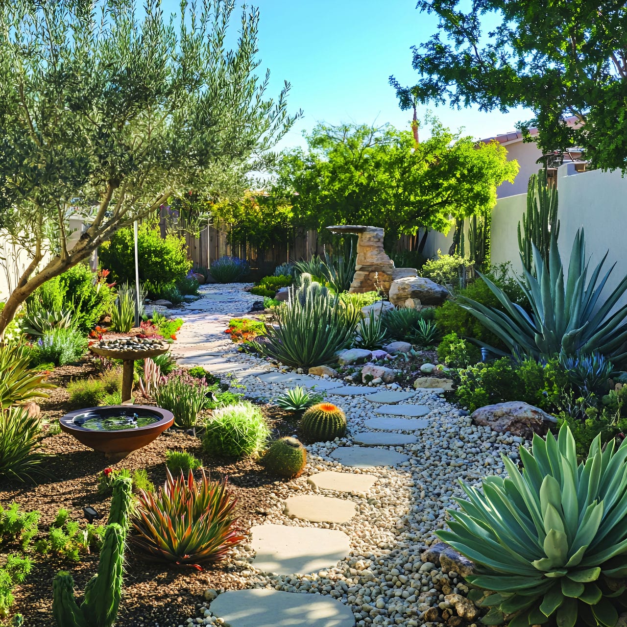 20 Best Garden Ideas And How To Design One Yourself! 209 10. Low-maintenance xeriscaping