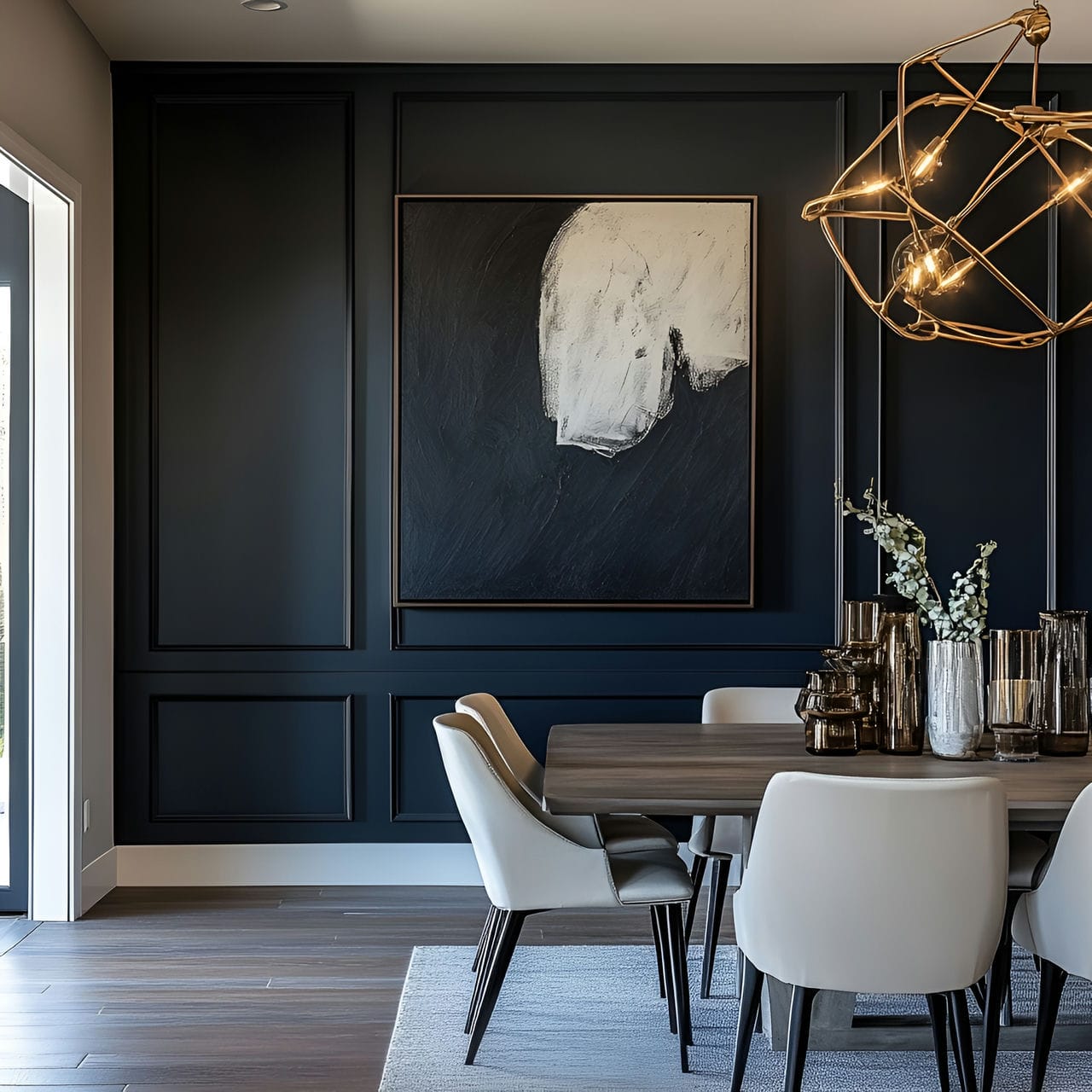 20 Best Dining Room Ideas And How To Design One Yourself! 268 10. Accent wallย
